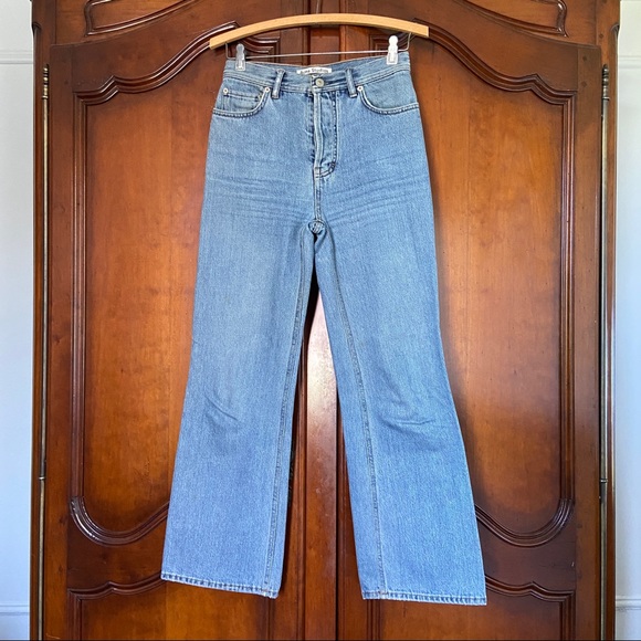 Acne Studios Taguhy Den in Blue SS18 | Mid-Rise Boot-Cut | Size 24 - Picture 2 of 13